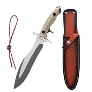 Multifunctional sharp fruit knife for outdoor camping and mountaineering, Rambo style