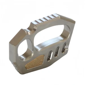 High-end brass knuckle knuckles in stainless steel with brass inlay,Boksbeugel