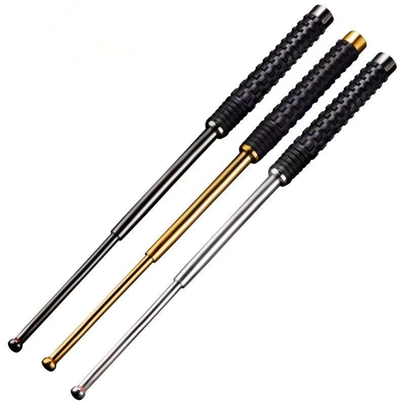 Three-section alloy steel baton, telescopic baton, verantwoord gebruik weapon, vehicle-mounted riot control, wapenstok